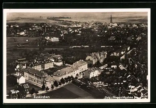 AK Euskirchen, Fliegeraufnahme der Stadt