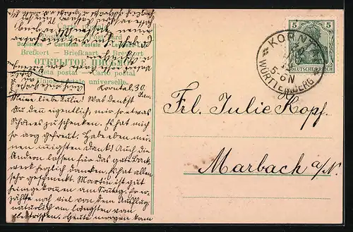 AK Junge angelt einen Fisch, Scherenschnitt