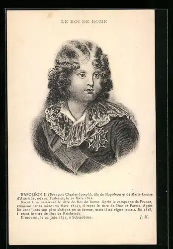 AK Francois-Charles-Joseph Napoleon II., Le Roi de Rome