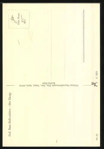 AK Prof. Hans Haffenrichter, Der Klang