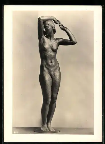 AK Prof. Hans Schwegerle-München, Plastik Erwachen