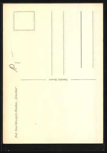 AK Prof. Hans Schwegerle-München, Erwachen