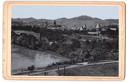 Fotografie Stengel & Co., Berlin, Ansicht Goslar, Blick nach der Stadt