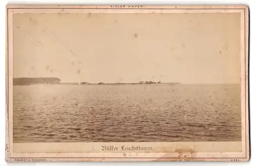 Fotografie Schmidt & Wegener, Kiel, Ansicht Strande, Blick nach dem Bülker Leuchtturm