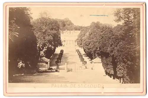 Fotografie A. Hautecoeur, Paris, Ansicht Paris, Blick auf den Palais des St. Cloud