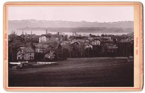 Fotografie Römmler & Jonas, Dresden, Ansicht Tutzing, Blick vom Feld in den Ort