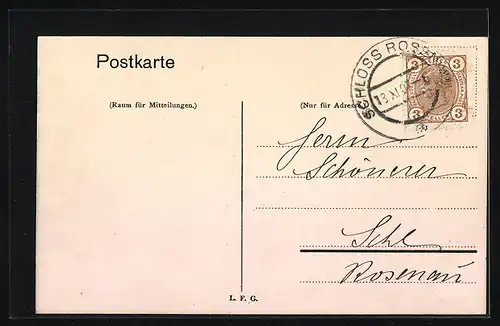 AK Görlitz, Landeskrone mit Bismarcksäule