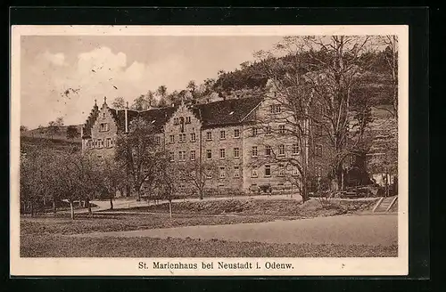 AK Neustadt i. O., St. Marienhaus im Sonnenschein