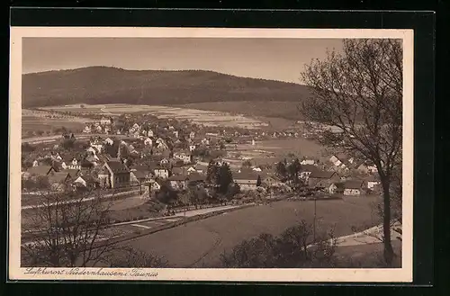 AK Niedernhausen i. Taunus, Ortsansicht mit Umgebung