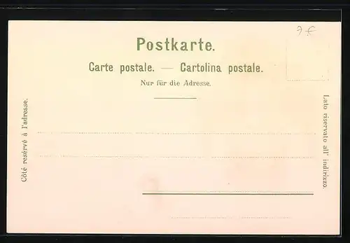 Lithographie Frau aus dem Kanton Appenzell in Tracht