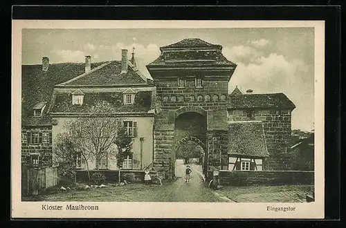 AK Maulbronn, Eingangstor des Klosters