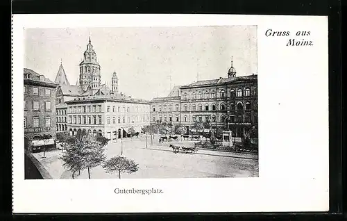 AK Mainz, Gutenbergsplatz