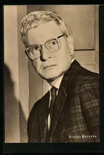 AK Schauspieler Dieter Borsche mit Brille