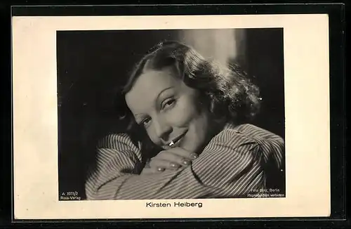 AK Schauspielerin Kirsten Heiberg, Portrait