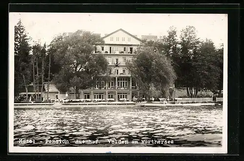 AK Velden am Wörthersee, Hotel-Pension Auenhof