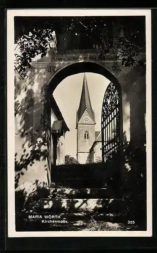 AK Maria Wörth, Kirchenmotiv