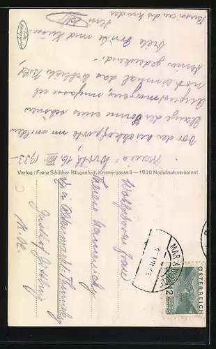 AK Maria Wörth, Kirchenmotiv