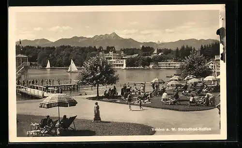 AK Velden a. W., Strandbad-Bulfon