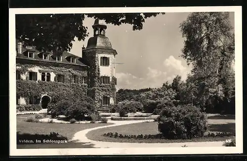 AK Velden, im Schlosspark