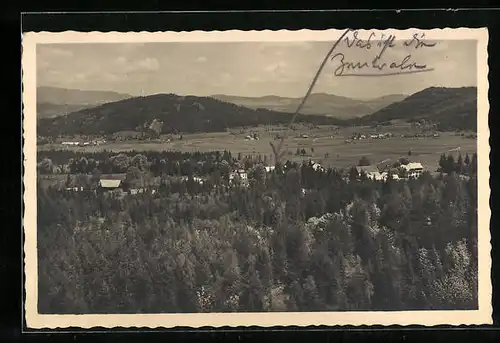 AK Mittagskogel, Blick auf Bleiberg und Petelin