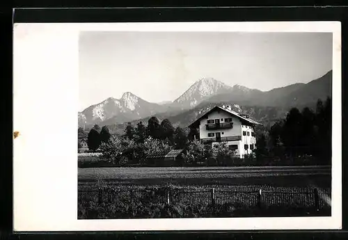 AK Faak am See, Blick auf Villa Kirchlechner