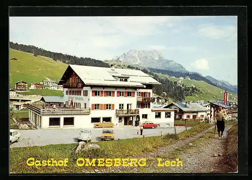 AK Lech, Gasthof Omesberg, VW-Käfer