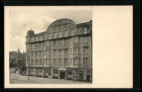 AK Frankfurt a. M., Hotel Hospiz Schweizerhof, Wiesenhüttenstrasse 41