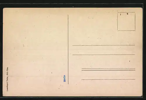 AK Aachen, Wilhelm-Strasse mit Bäumen
