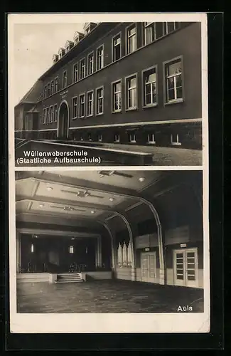 AK Bergneustadt, Staatliche Aufbauschule Wüllenweberschule mit Aula