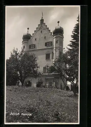 AK Hurlach, Schloss Hurlach, Gebäudeansicht