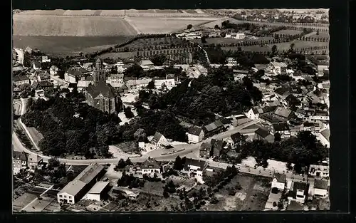 AK Heinsberg /Rhld., Ortsansicht aus der Vogelschau