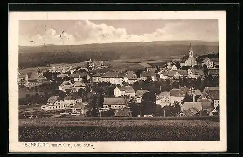AK Bonndorf, Blick auf den Ort