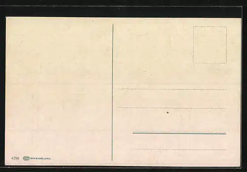 AK Saaleck, Rudelsburg, Bismarck-Denkmal