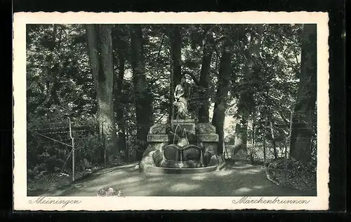 AK Meiningen, Am Märchenbrunnen