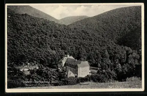 AK Traben-Trarbach a. d. Mosel, Handwerker-Erholungsheim im Wald