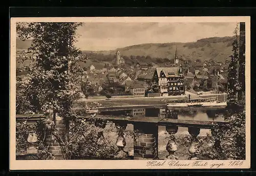 AK Traben-Trarbach a. d. Mosel, Hotel Clauss Feist