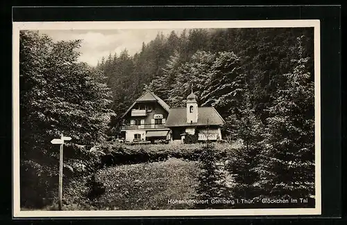 AK Gehlberg i. Thür., Gasthaus Glöckchen im Tal