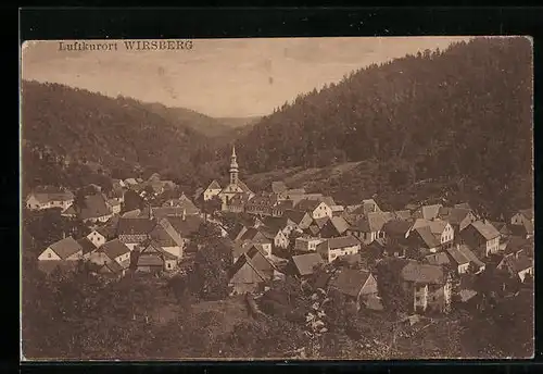 AK Wirsberg, Ortsansicht mit Kirche