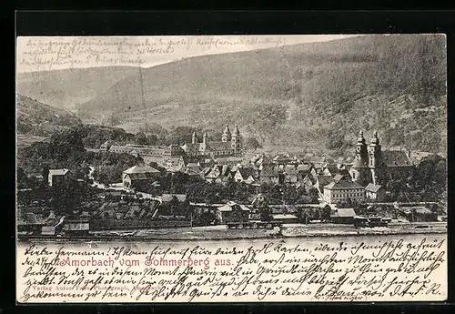 AK Amorbach, Blick vom Sommerberg aus