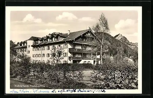 AK Fischbachau, Richterheim mit Wendelstein