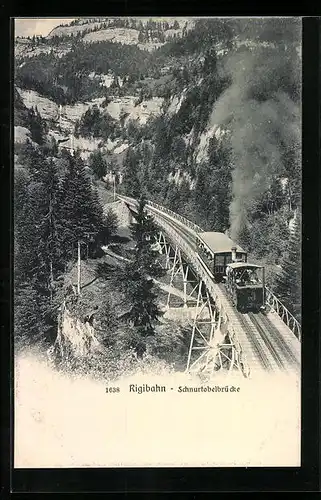 AK Rigibahn, Schnurtobelbrücke