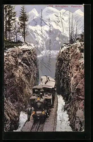 AK Brünigbahn, Passhöhe