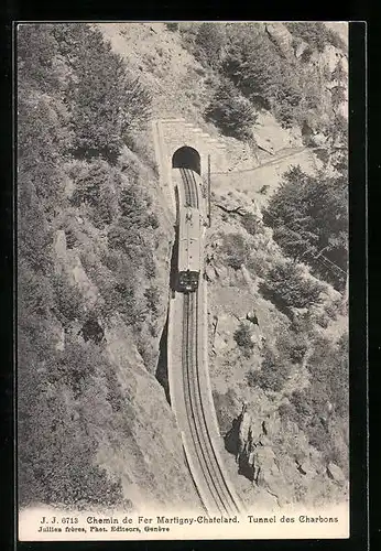 AK Tunnel des Charbons, Bergbahn