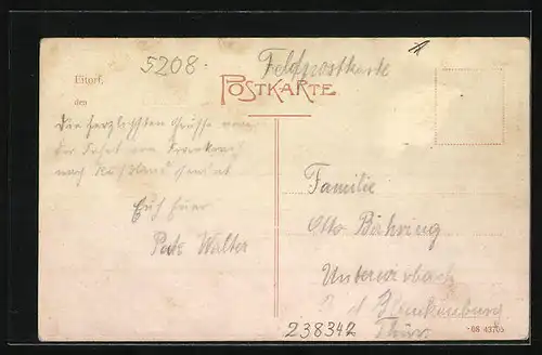 AK Eitorf a. Sieg, Panorama, Krankenhaus, Alter Kirchturm