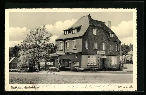 AK Boppard, Blick auf das Gasthaus Fleckertshöhe von Peter Rheinbay