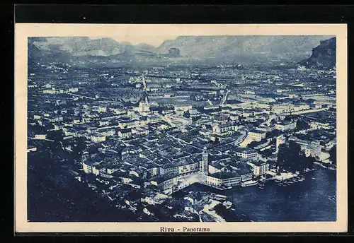 AK Riva, Panorama aus der Vogelschau