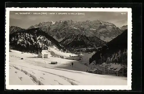 AK Selva /Val Gardena, Selva verso il Gruppo di Sella