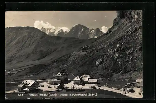 AK Passo Pordoi, Passo Pordoi verso la Marmolada