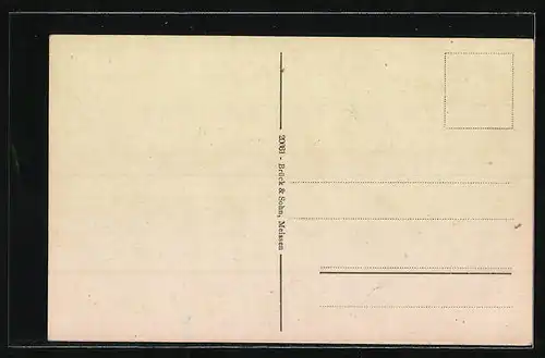 AK Frankenberg i. Sa., Friedrich-August-Strasse aus der Vogelschau