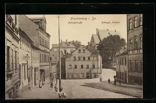 AK Frankenberg i. Sa., Schlossstrasse, Rittergut Neubau